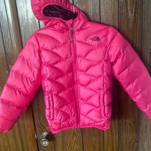 Girls Reversible North Face Coat